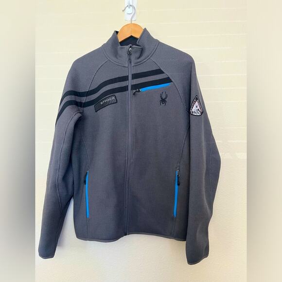 Spyder Men's Wengen Full Zip Weight Stryke Jacket Sz M - Picture 4 of 15